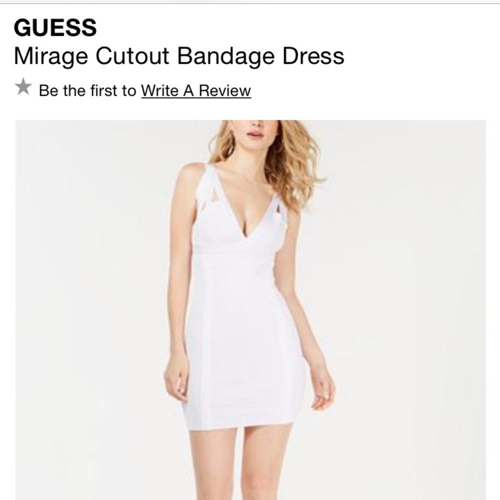 Guess Mirage Cutout Bandage Dress